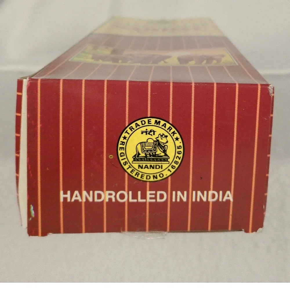 New Nandi Deluxe Sandal Incense Sticks Handrolled in India Sandalwood Fragrance